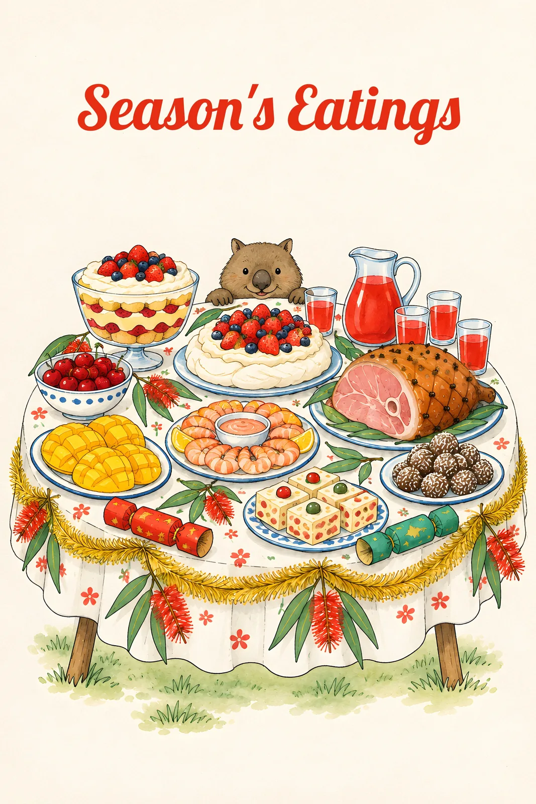 Season's Eatings greeting card