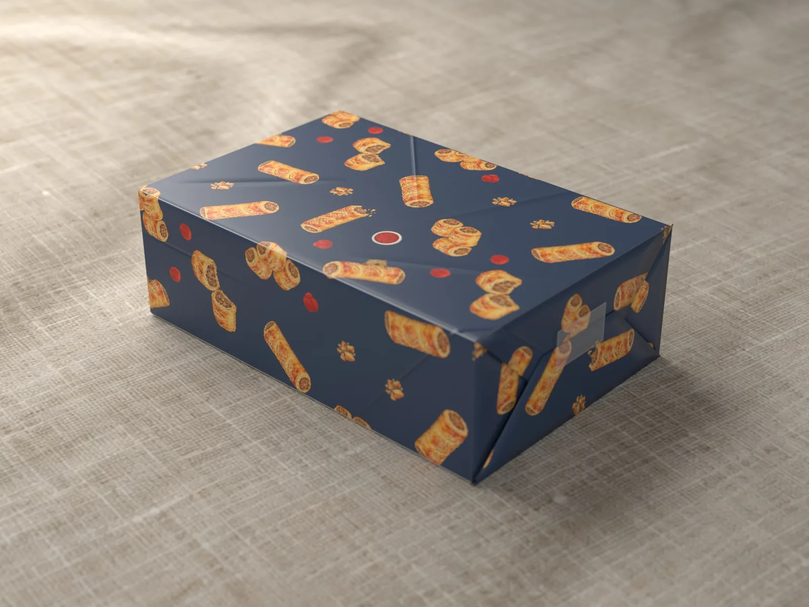 Sausage Roll Wrap gift wrap