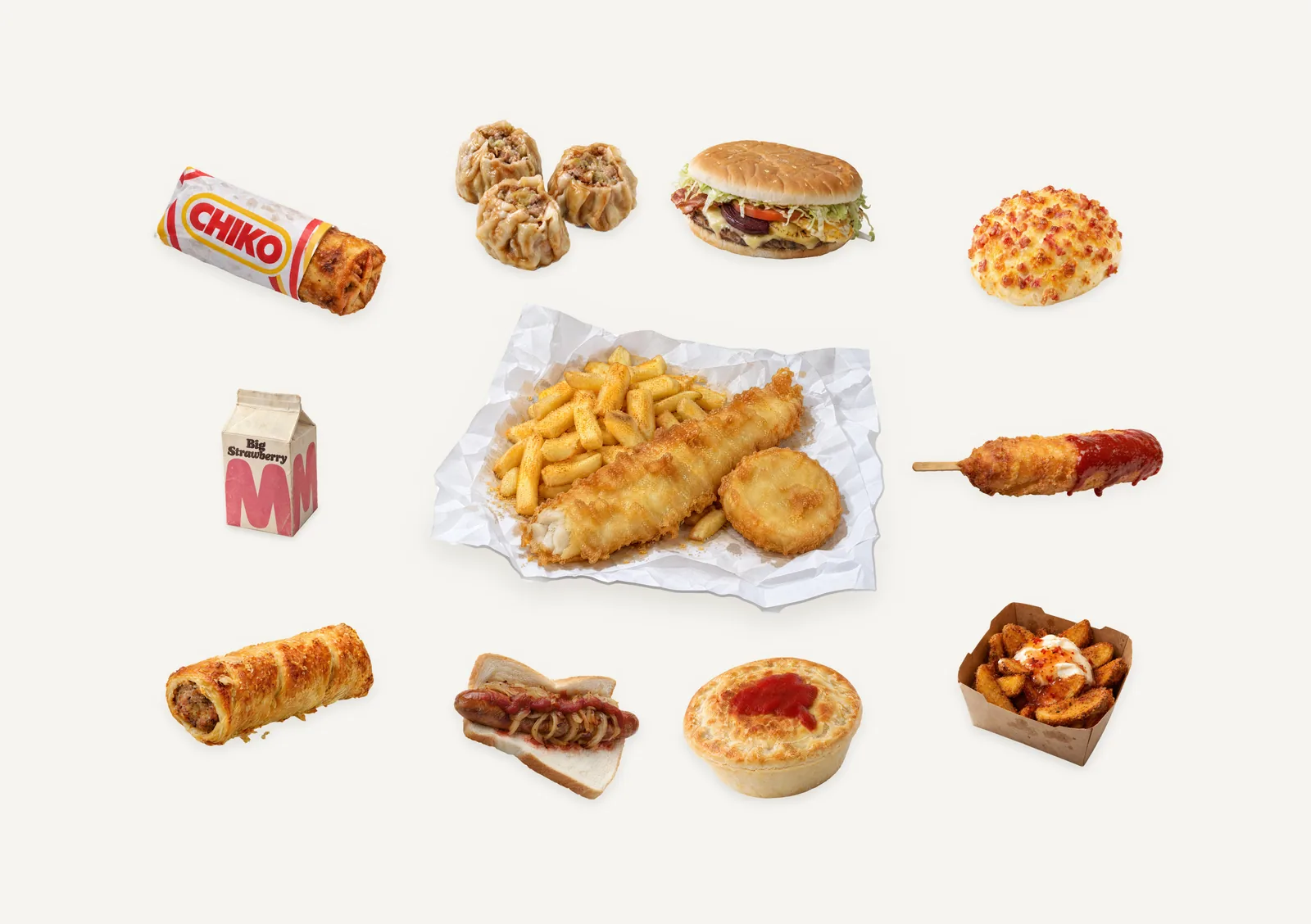 Takeaway Australia – Aussie Takeaway Food Art Print poster